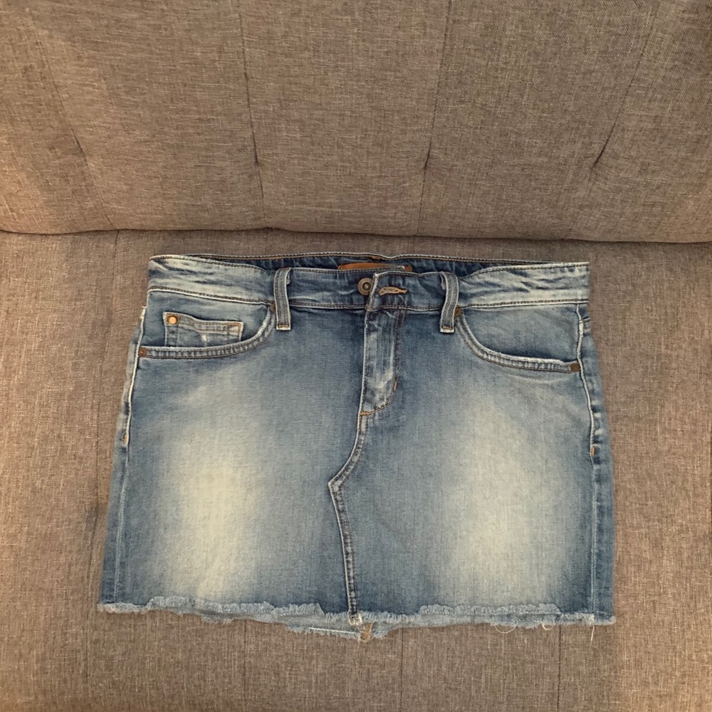 Cute jean mini skirt